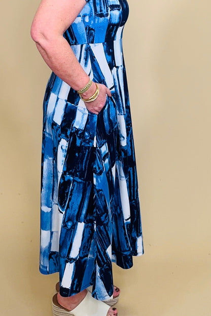 Brushstroke Swing Dress DRESS HABITAT 