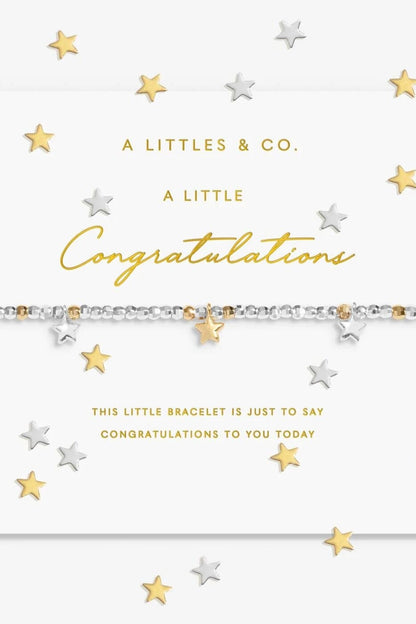 Congratulations Bracelet JEWELRY A LITTLES &amp; CO 