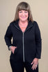Soft Stream Zip Up Top w/ Hood JACKET CREATION 