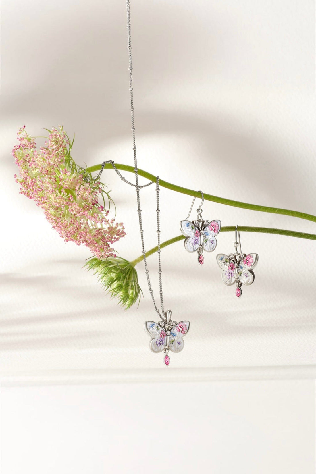 La Tulipe Butterfly French Wire Earrings BJEWELRY Brighton Collectables 