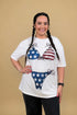 4th of July Bikini T-Shirt MISSY BASIC KNIT KEEP IT GYPSY 
