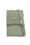 Sage Interlok Braid Phone Organizer BHANDBAGS Brighton Collectables 
