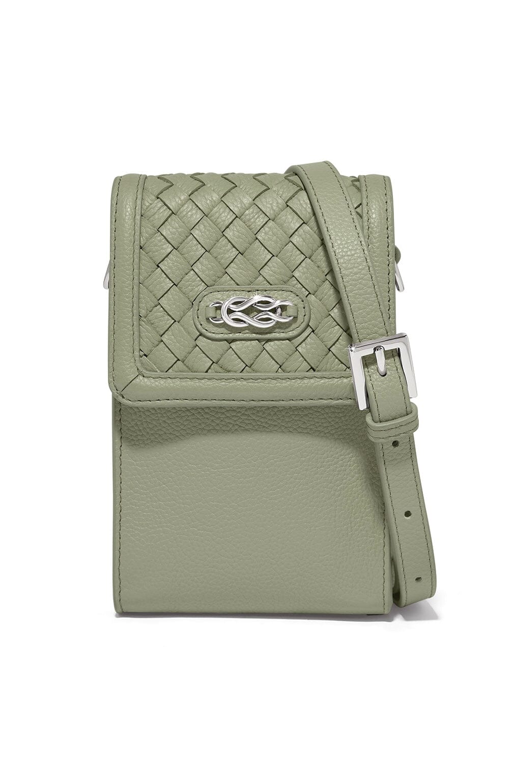 Sage Interlok Braid Phone Organizer BHANDBAGS Brighton Collectables 