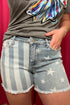 Mid-Rise Stars & Stripes Shorts BOTTOMS JUDY BLUE 