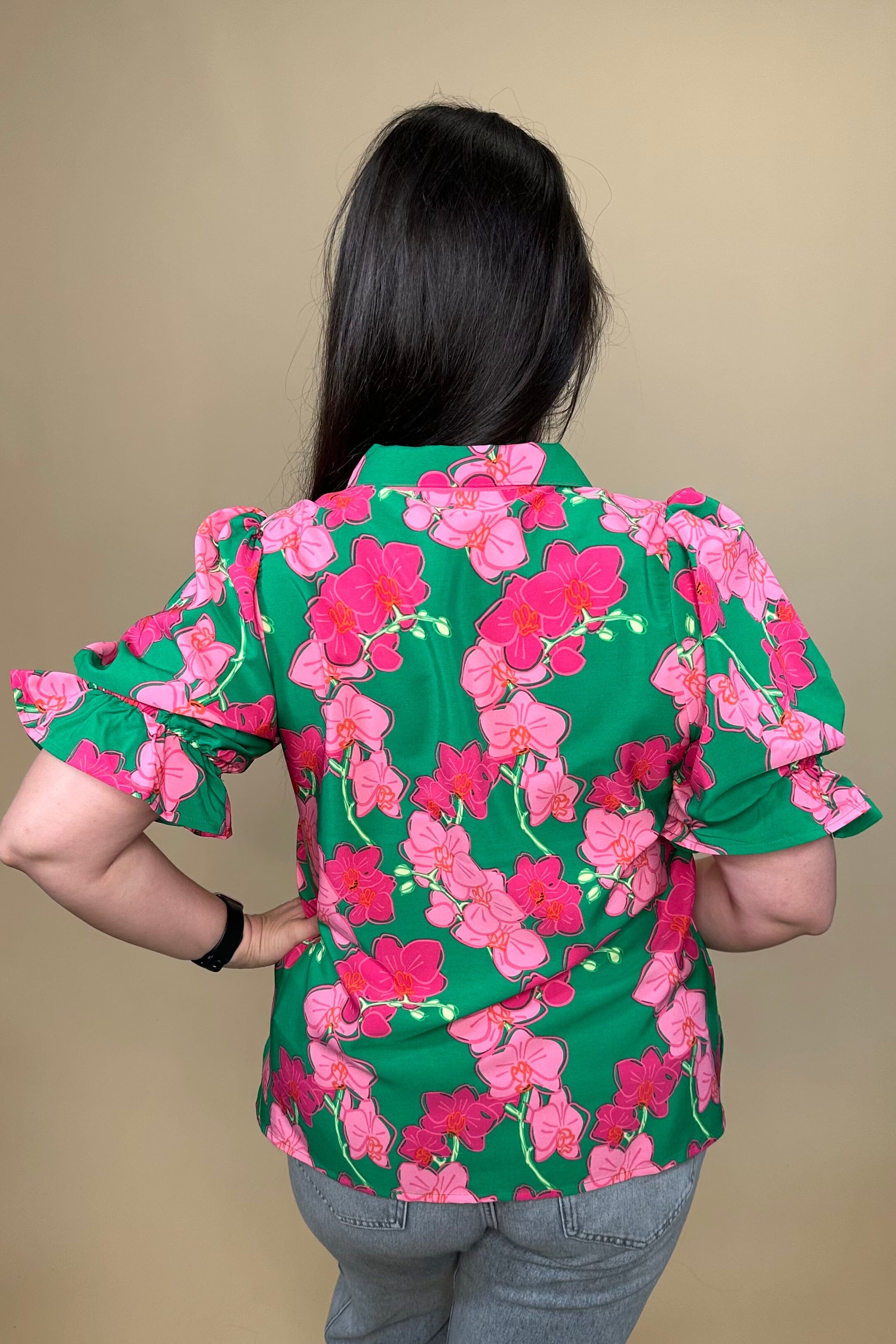 Jessica Short Ruffle Sleeve Top JR TOP DRESSY MARYSQUARE 