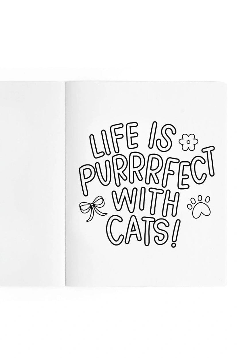 Cat Lover Coloring Book