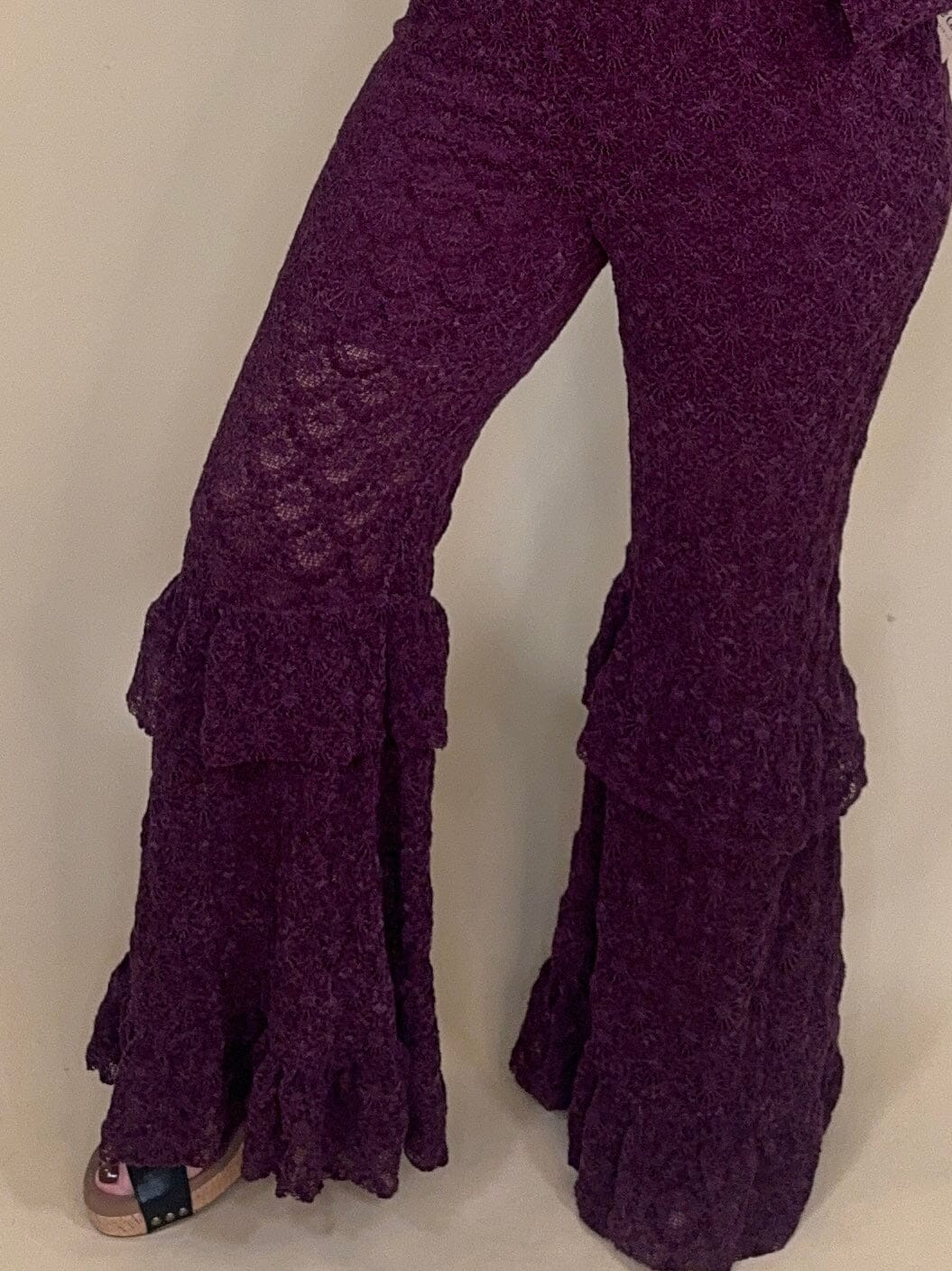 Boho Lace Tiered Pant BOTTOMS:~~Unassigned~~ EASEL 