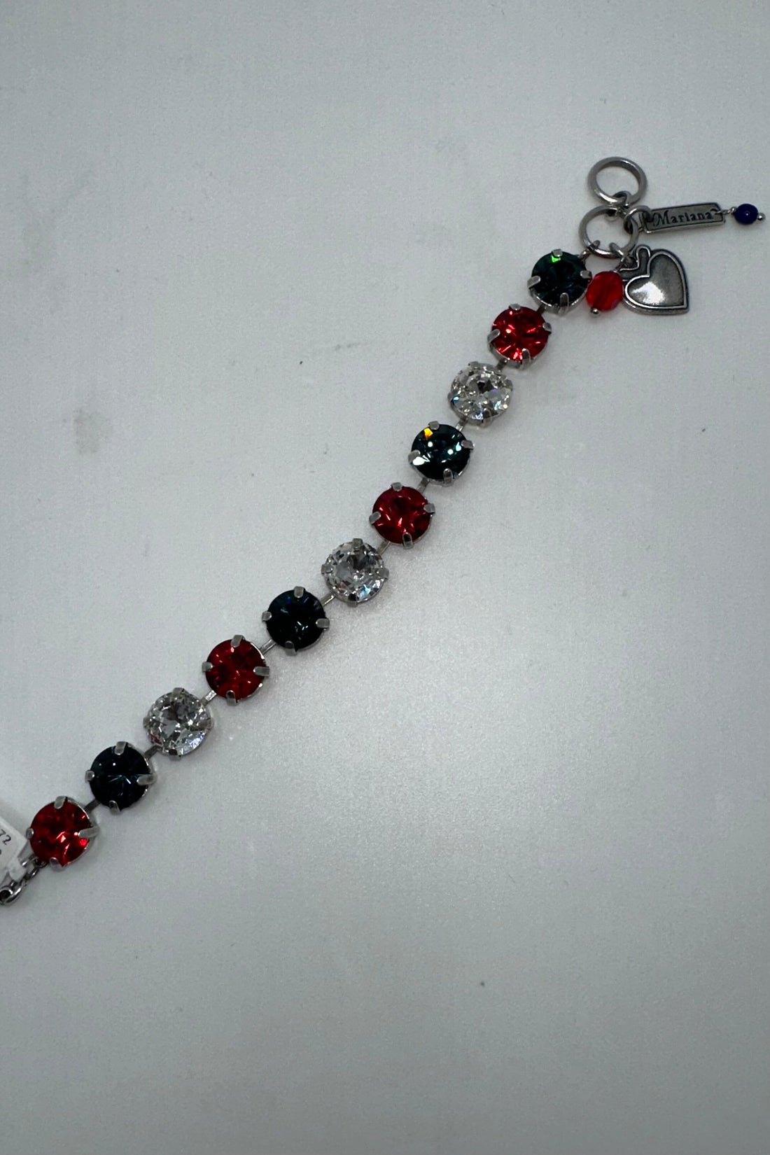 Large Everyday Round Bracelet "Americana" Silver Plated BETTERBRANDJEWELRY MICHALSMARIANA 