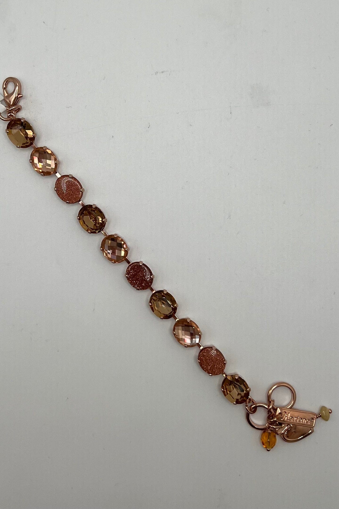 Large Oval Chain Bracelet &quot;Amaretto&quot; BETTERBRANDJEWELRY MICHALSMARIANA 