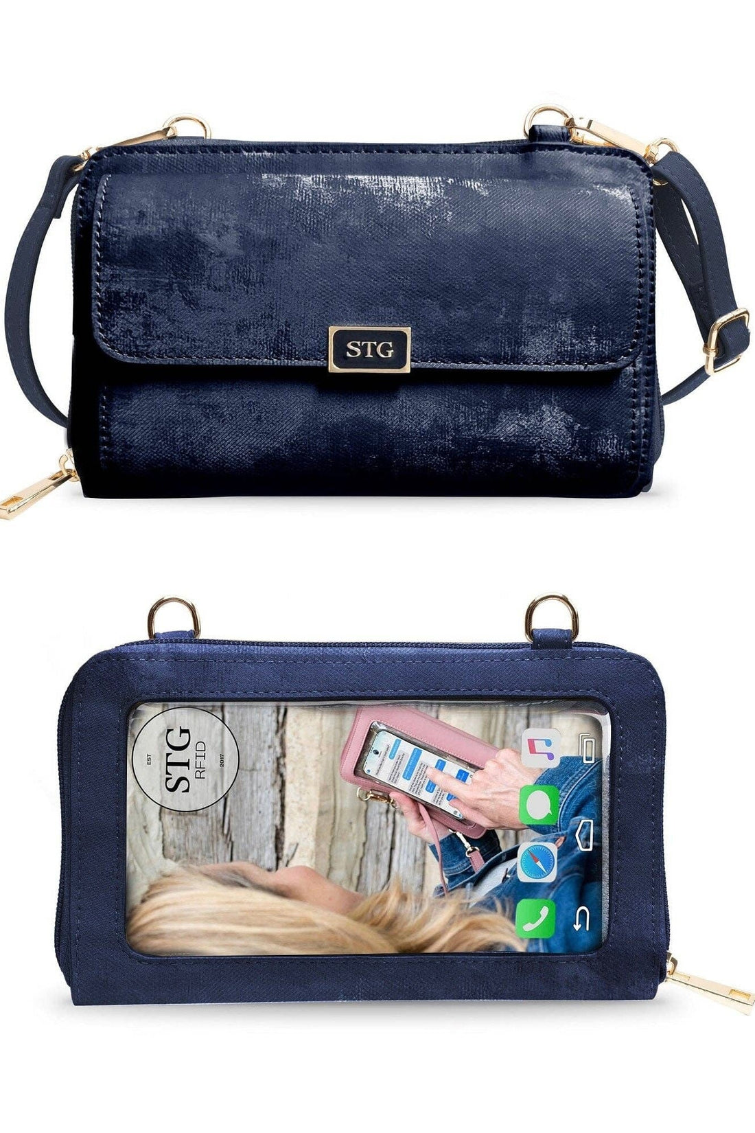 Captiva Icy Navy Handbag HANDBAGS SAVE THE GIRLS 