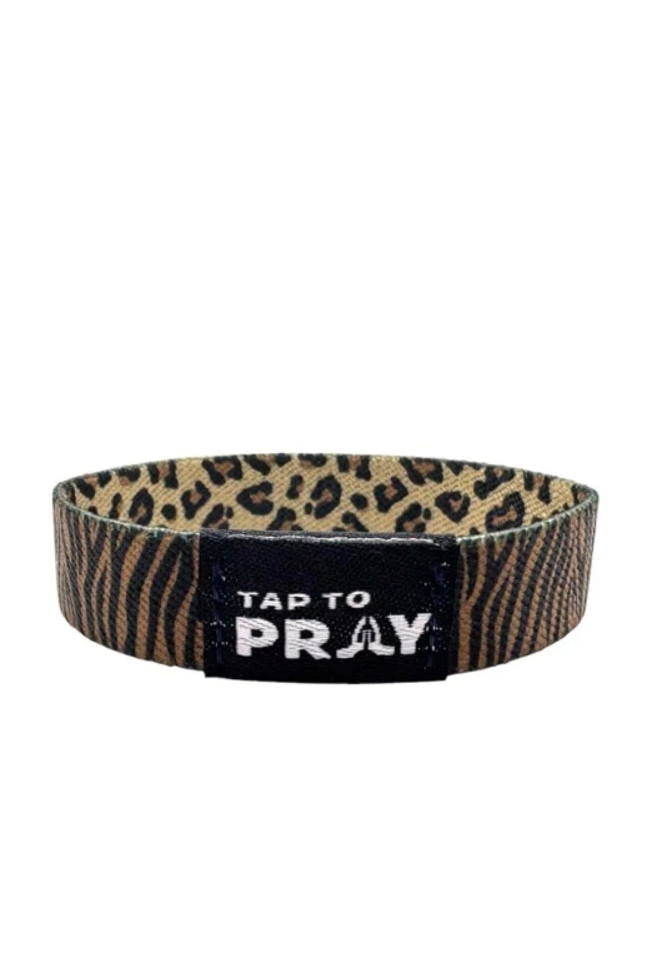 Safari Leopard Tap to Pray Wristband GIFT/OTHER VERSIBLE 