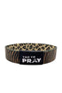 Safari Leopard Tap to Pray Wristband GIFT/OTHER VERSIBLE 
