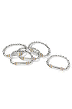 Meridian Cherished Two Tone Stretch Bracelet BJEWELRY Brighton Collectables 