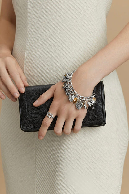 One Heart Charm Bracelet BJEWELRY Brighton Collectables 