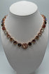 Medium Necklace with Rivoli Center Cluster in "Amaretto" BETTERBRANDJEWELRY Mariana 
