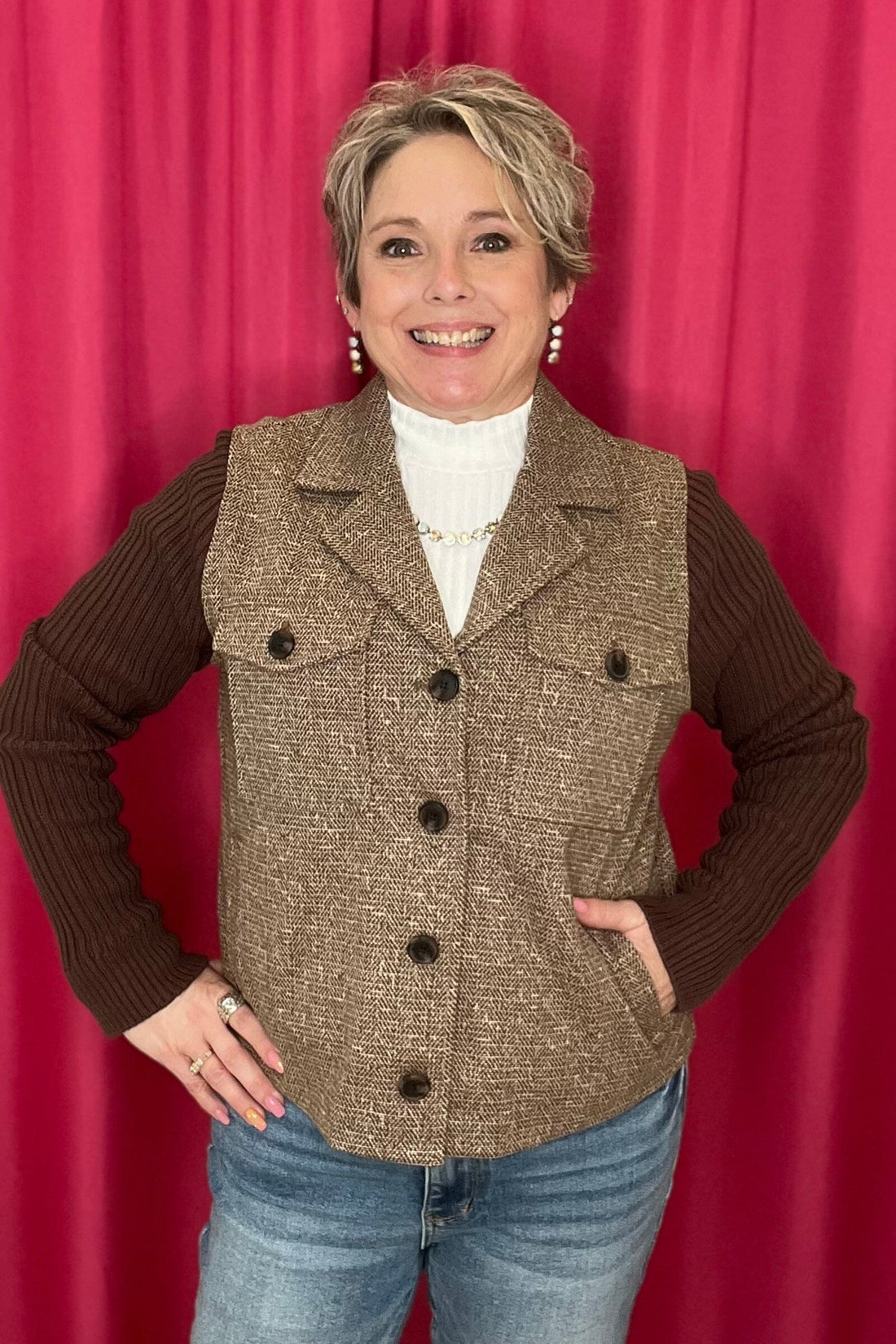 Shacket w/Sweater Sleeves OUTFIT COMPLETER LIVERPOOL