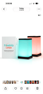 Modern Friendship Lamp GIFT/OTHER:~~Unassigned~~ FRIENDSHIPLAMPS 