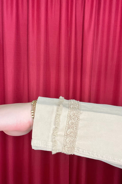 Trucker Jacket w/Fray &amp; Lace OUTFIT COMPLETER LIVERPOOL 