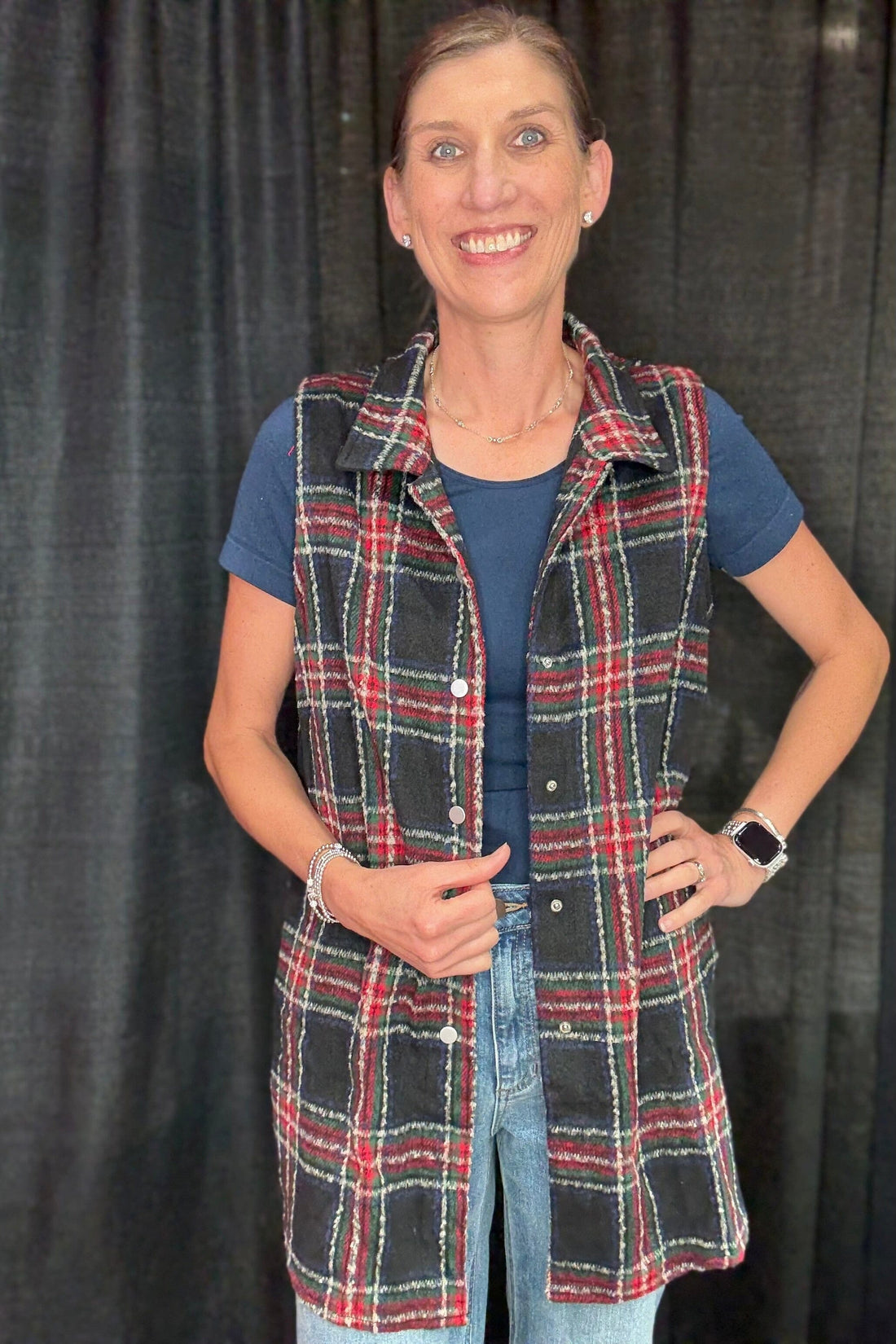 Button Down Vest w/Collar and Pockets OUTFIT COMPLETER CREATION