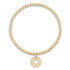 Enewton Classic Gold 3mm Bead Bracelet-Love Gold Disc JEWELRY ENEWTON 
