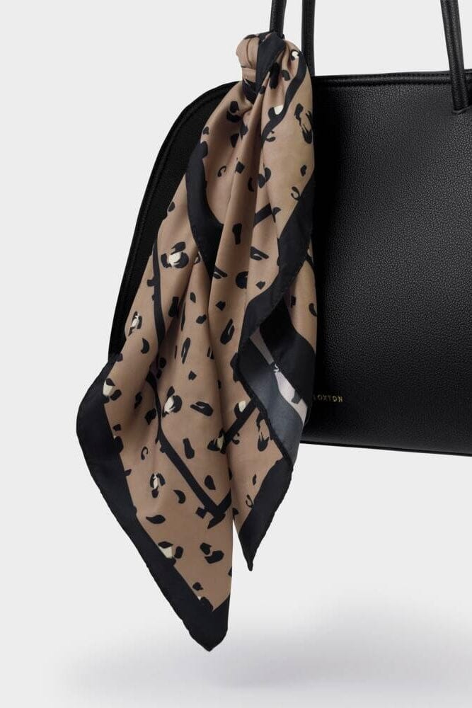 Leopard Satin Multiway Bag Scarf SCARF/HAT/WINTERGOODS KATIE LOXTON