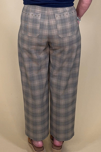 High Rise Crop Trouser w/Drawsting 27" Inseam BOTTOMS LIVERPOOL 