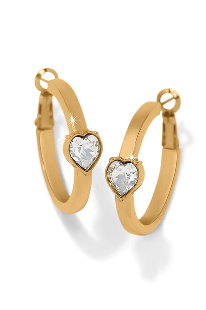 Mystery Of Love Heart Hoop Earrings BJEWELRY LEEGIN-BRIGHTON 