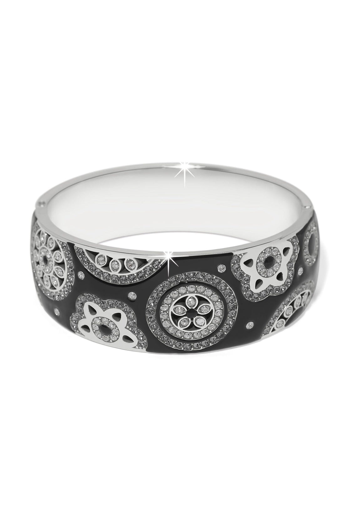 Flora Wide Hinged Bangle Bracelet BJEWELRY Brighton Collectables