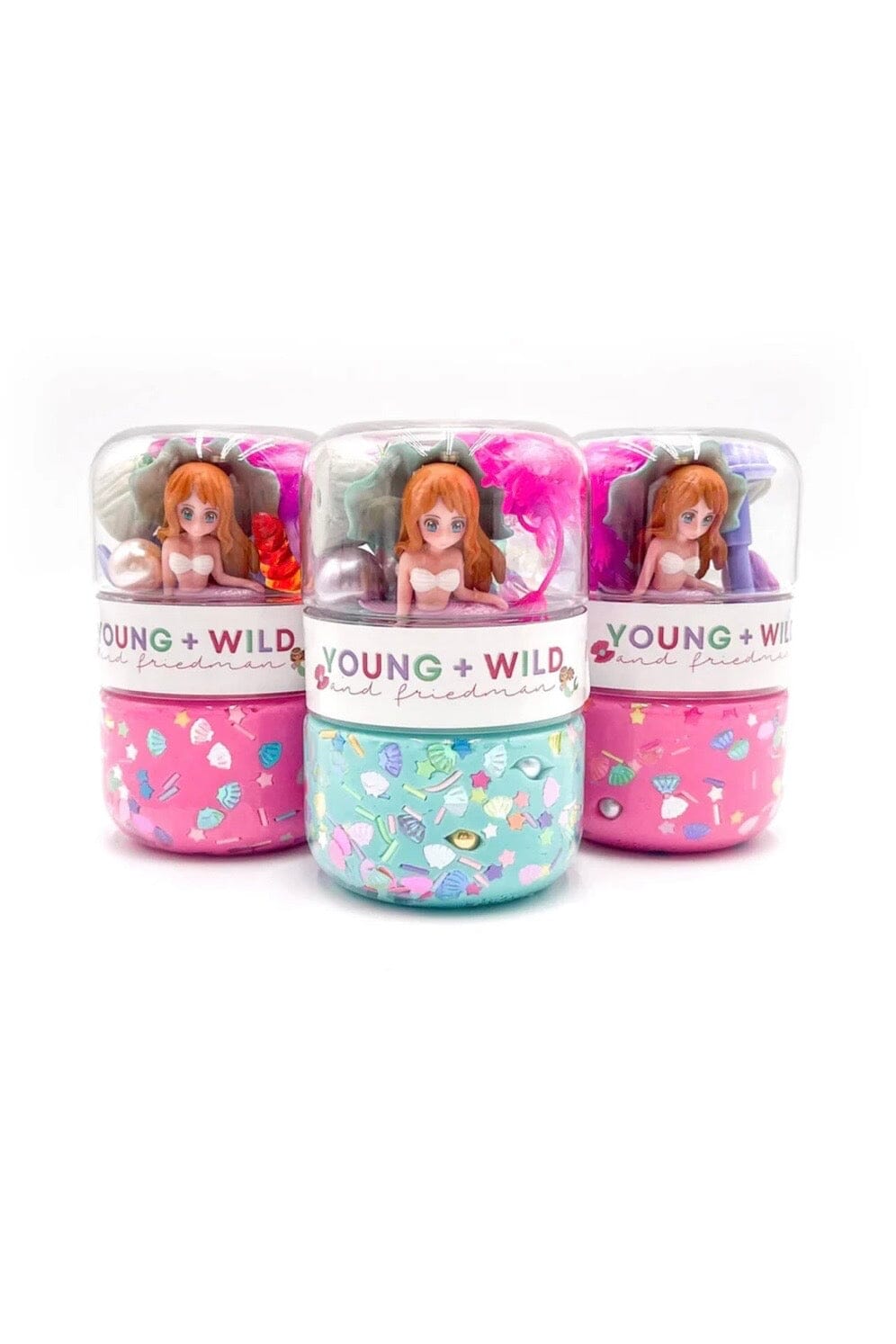 Grab &amp; Go Dough Jar GIFT/OTHER YOUNG + WILD &amp; FRIEDMAN MERMAID 