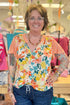Short Flutter Sleeve Mandarin Collar Knit Top MISSY TOP SPECIAL DEMOCRACY 