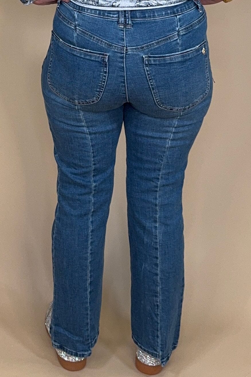 Ab Solution Skyrise Barely Boot JEANS DEMOCRACY 