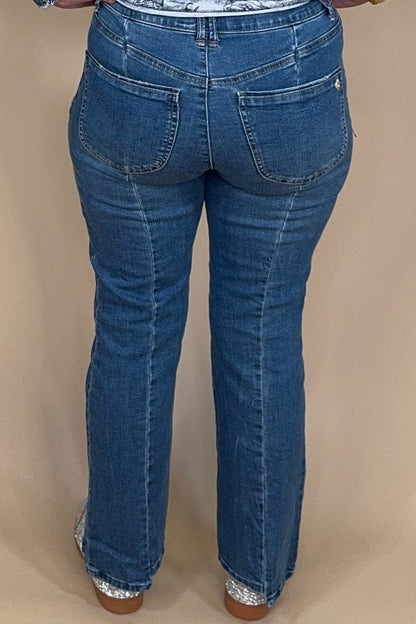 Ab Solution Skyrise Barely Boot JEANS DEMOCRACY 