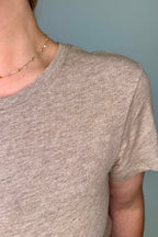 Foundation Slub Tee - Heatherash MISSY BASIC KNIT Z-SUPPLY 