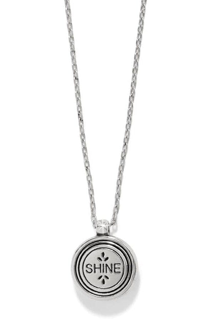 Mosaic Round Two Tone Mini Necklace BJEWELRY Brighton Collectables 
