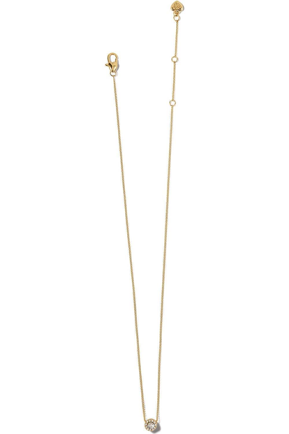 Illumina Gold Solitaire Necklace BJEWELRY Brighton Collectables 