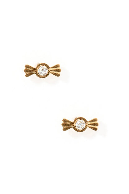 Kate Candy Gold Screwback Earrings JEWELRY LINNY CO 