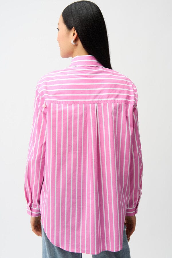 Long Sleeve Button Down w/Cutout & Pearl Detail MISSY TOP SPECIAL JOSEPH RIBKOFF 