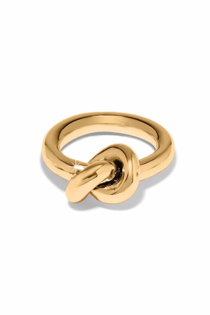 Interlok Single Knot Gold Ring BRING LEEGIN-BRIGHTON 