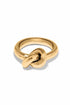 Interlok Single Knot Gold Ring BRING LEEGIN-BRIGHTON 