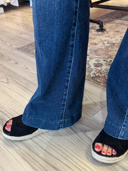 Hannah Flare w/Blocking Details JEANS LIVERPOOL 