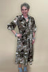 Abstract Print Collared Midi Dress DRESS:~~Unassigned~~ UMGEE 