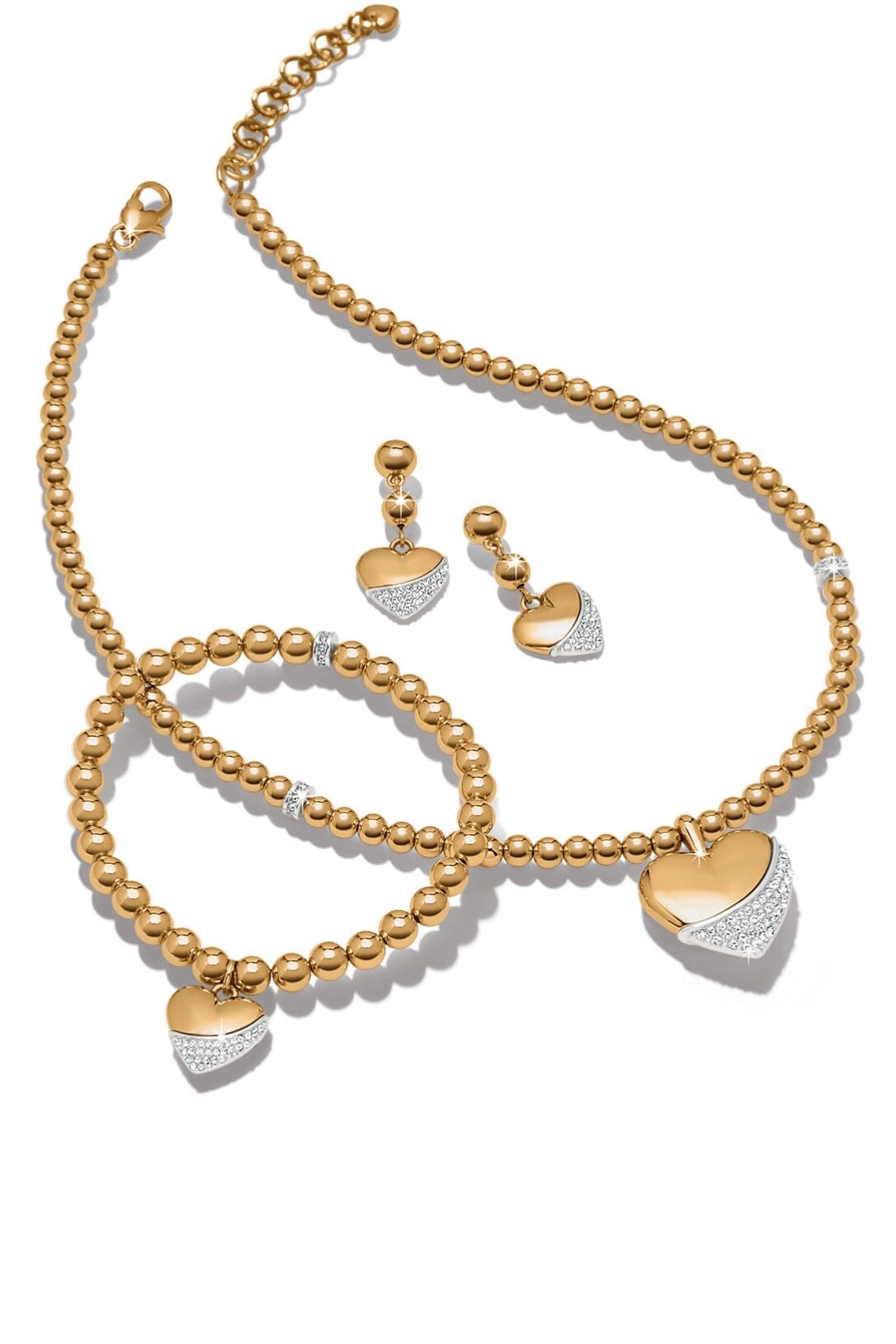 Meridian Petite Wave Gold leeHeart Necklace BJEWELRY Brighton Collectables 