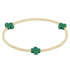 Enewton Signature Cross Gold Pattern 2mm Bead Bracelet- Emerald JEWELRY ENEWTON 