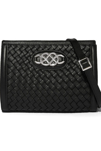 Black Interlok Braid Findley Organizer Bag BHANDBAGS Brighton Collectables 