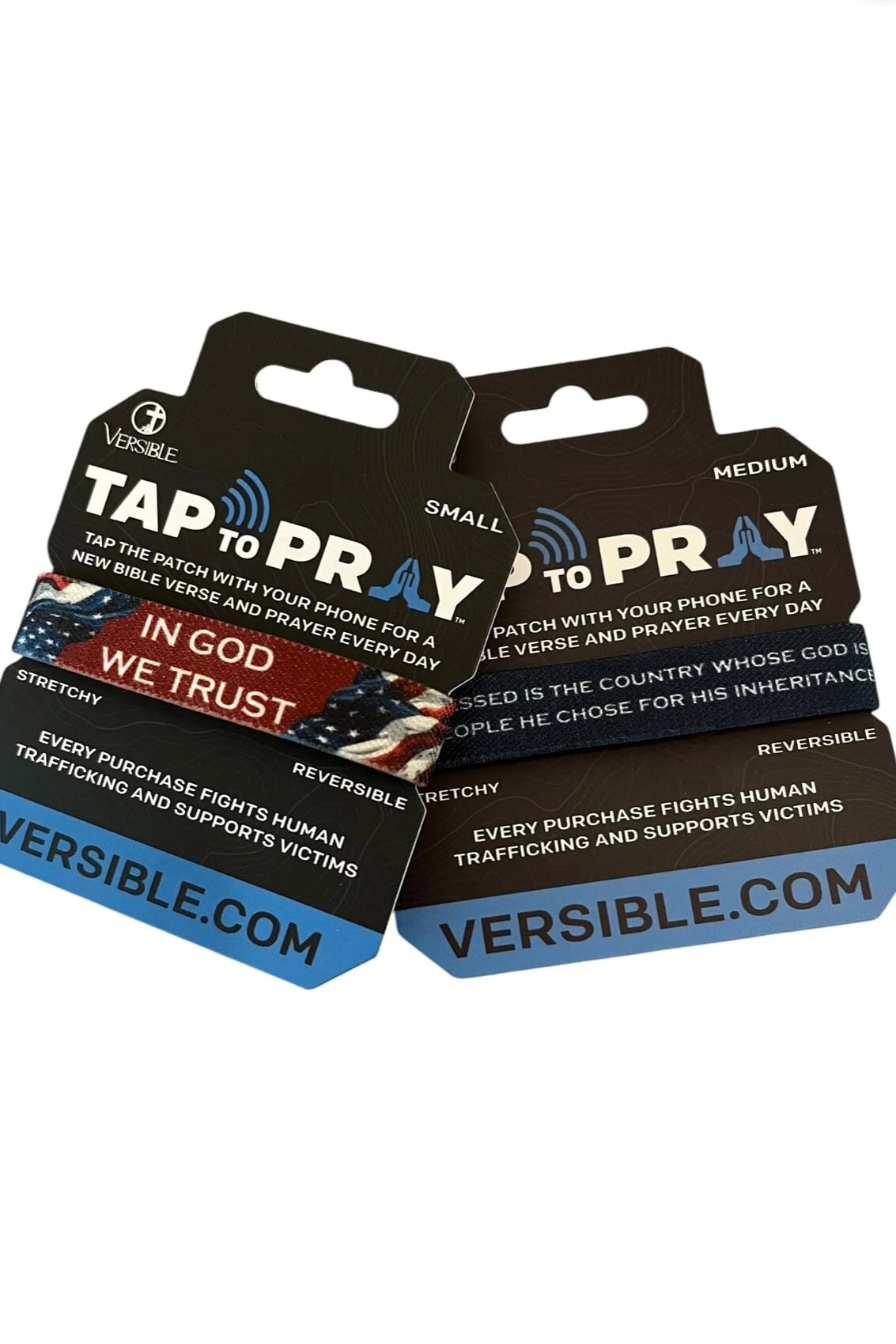 Patriot Tap To Pray Wristband GIFT/OTHER VERSIBLE 