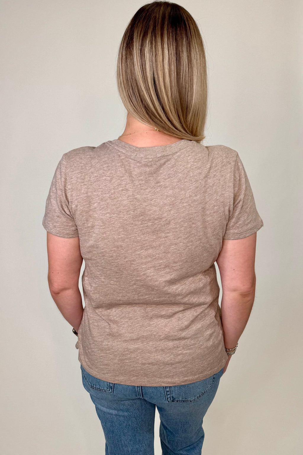 Foundation Slub Tee - Heatherash MISSY BASIC KNIT Z-SUPPLY 