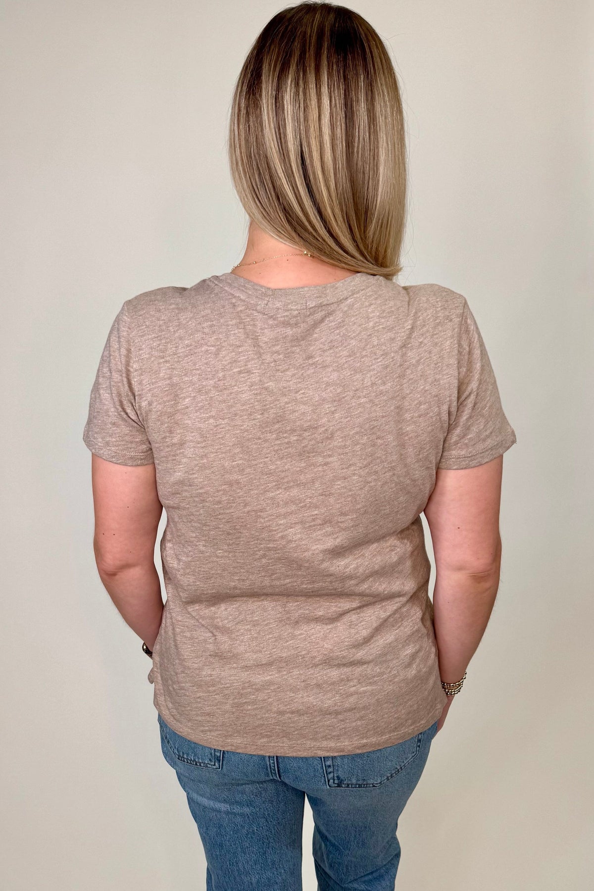 Foundation Slub Tee - Heatherash MISSY BASIC KNIT Z-SUPPLY 