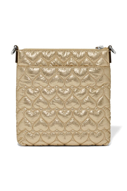 Gold Kallista Messenger Bag BHANDBAGS Brighton Collectables 