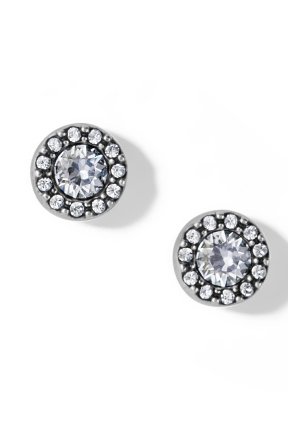 Illumina Silver Solitaire Post Earrings BJEWELRY Brighton Collectables 
