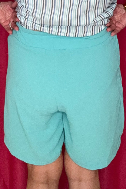 Flowy Short with Drawstring Waist BOTTOMS CREATION 